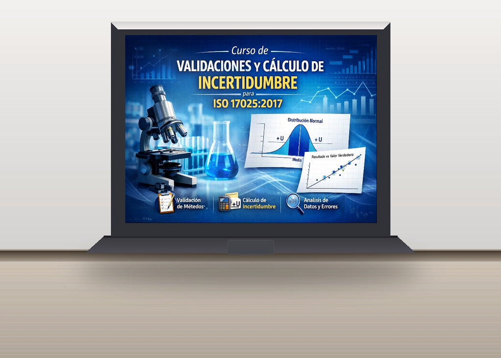 CURSO VALIDACIONES Y CÀLCULO DE INCERTIDUMBRES ISO/IEC17025:2017 (Video) + Ebook