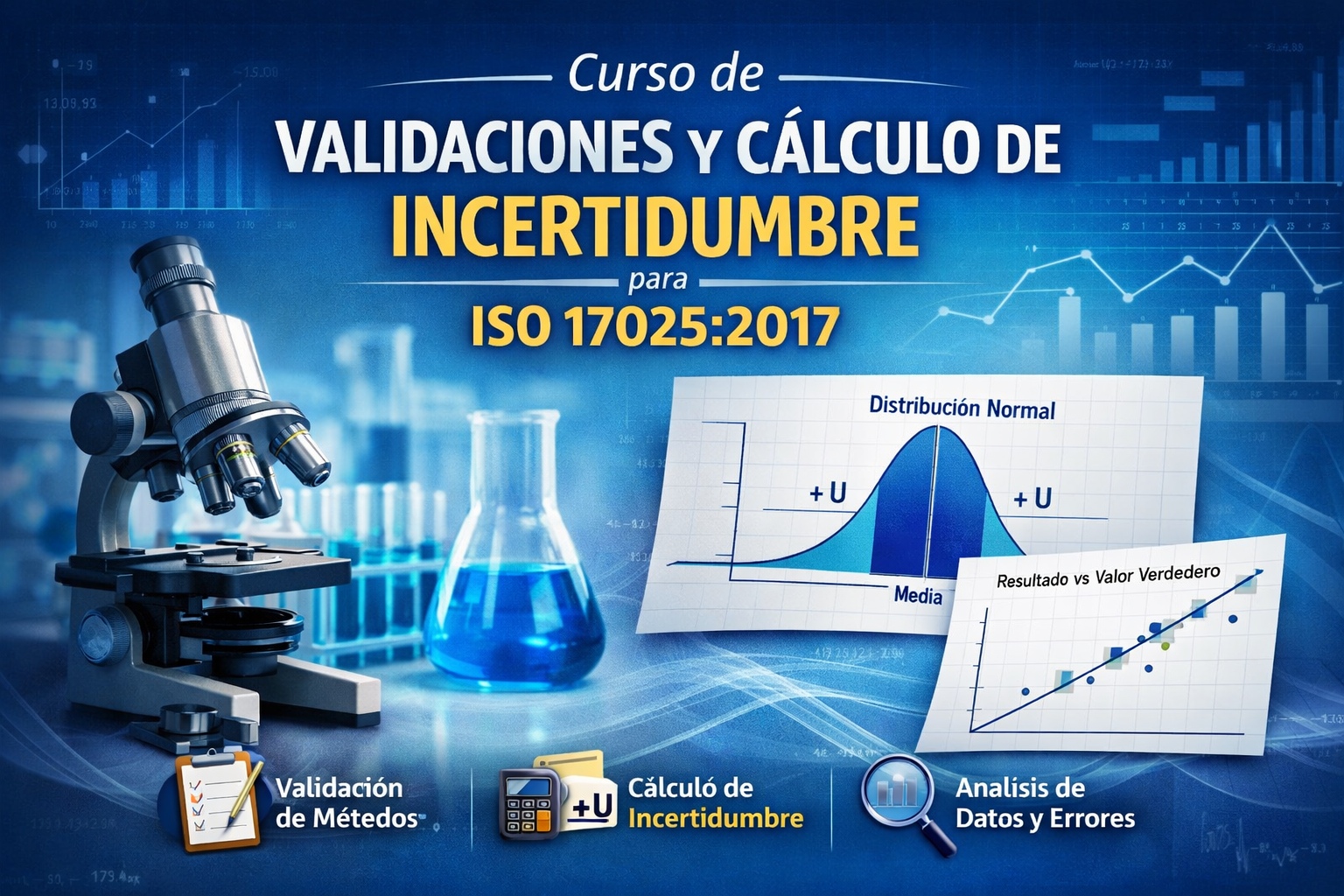 CURSO VALIDACIONES Y CÀLCULO DE INCERTIDUMBRES ISO/IEC17025:2017 (Video) + Ebook