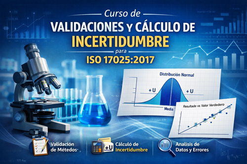 CURSO VALIDACIONES Y CÀLCULO DE INCERTIDUMBRES ISO/IEC17025:2017 (Video) + Ebook